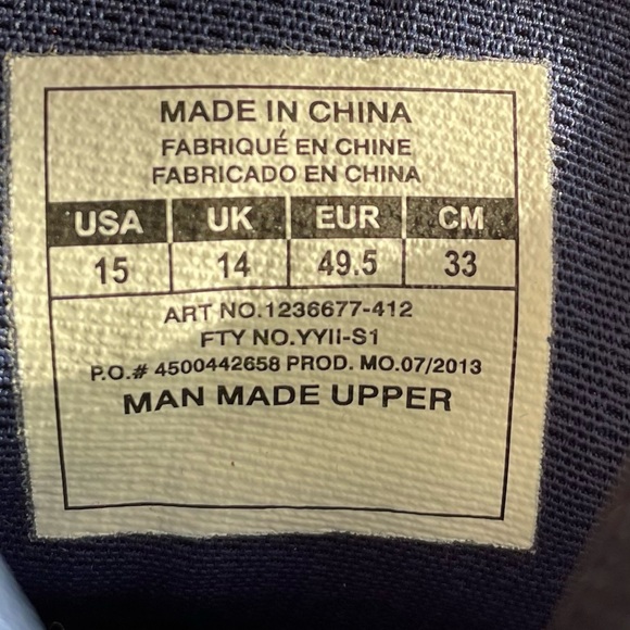 Under Armour Team Highlight MC Men US 15 Blue Green Cleats 1237036-414 NEW - Picture 11 of 11